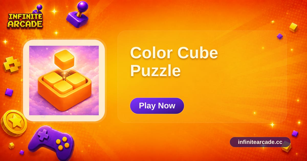 Color Cube Puzzle - Play Online | Infinite Arcade