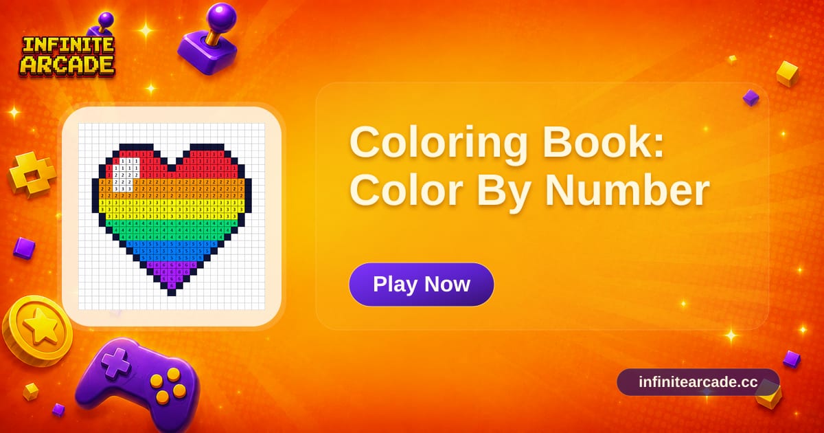 Coloring Book : Color By Number - Play Online | Infinite Arcade