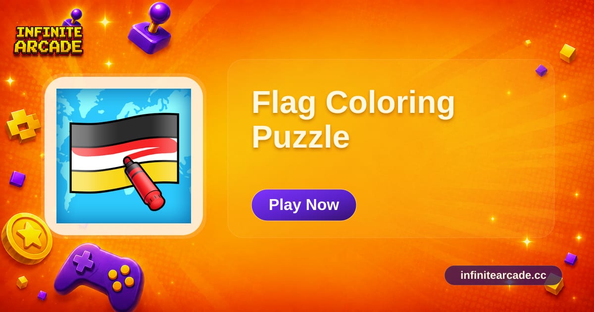 Flag Coloring Puzzle - Play Online | Infinite Arcade