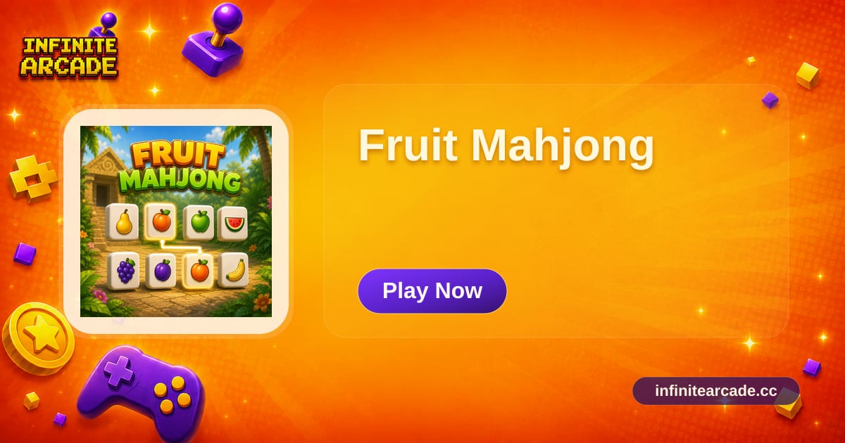 Frute Blocks Fruit Mahjong online spielen | Infinite Arcade