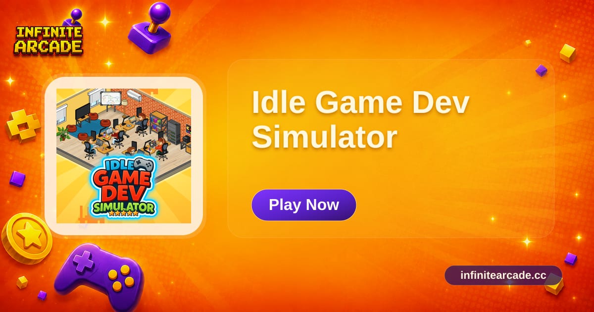 Idle Game Dev Simulator - Play Online | Infinite Arcade