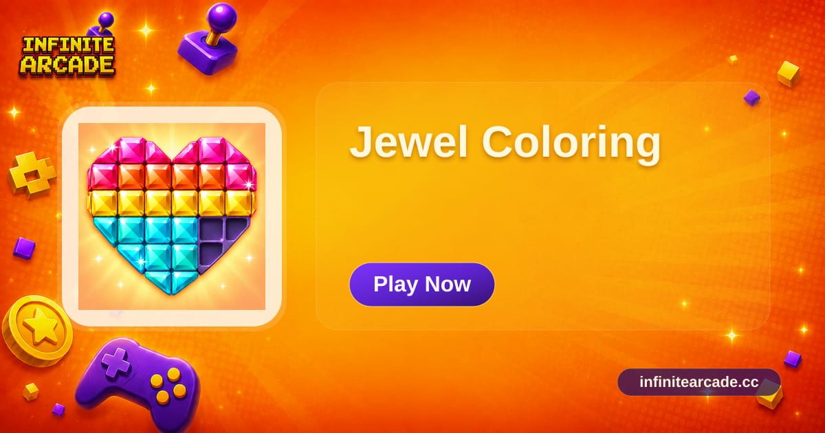 Marble Ridle Coloring Jewel Coloring - Play Online | Infinite Arcade