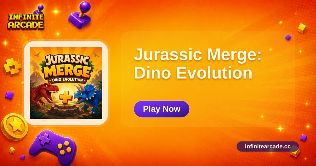Jurassic Merge: Dino Evolution - Play Online | Infinite Arcade