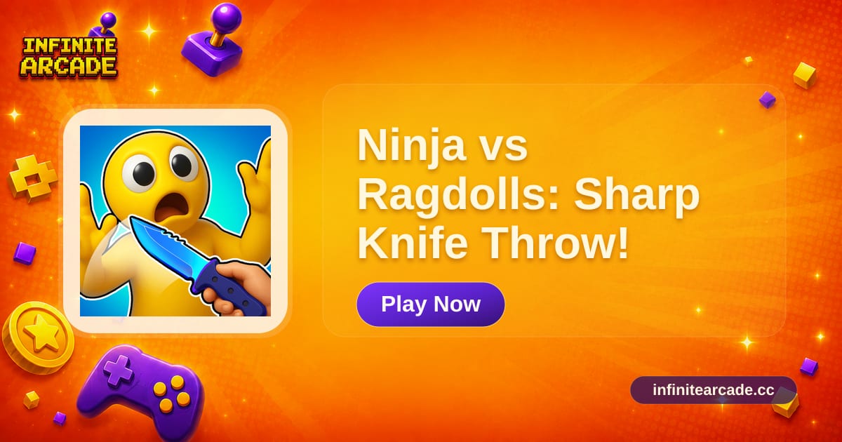 Sharp Ninja Ninja vs Ragdolls: Sharp Knife Throw! - Play Online | Infinite Arcade