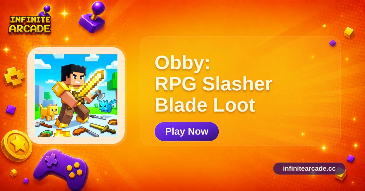 First Blade Runner Android Obby: RPG Slasher Blade Loot - Play Online | Infinite Arcade
