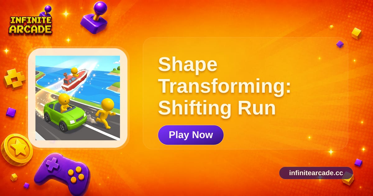 Pgshape Shape Transforming: Shifting Run - Play Online | Infinite Arcade